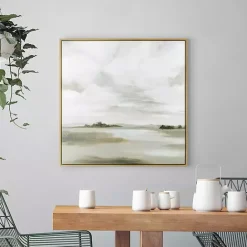Discount Kirklands Home A Cloudy Day Framed Canvas Art Print Gray