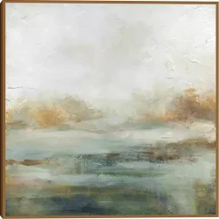 Sale Kirklands Home A Quiet Place Gold Framed Canvas Art Print