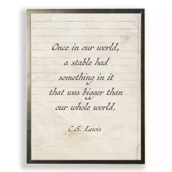 Sale Kirklands Home A Stable Quote Wall Plaque White