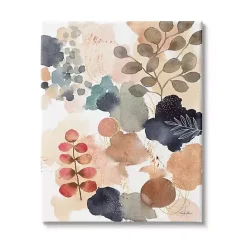 Discount Kirklands Home Abstract Botanical Collage Canvas Print, 24x30 in. Multi