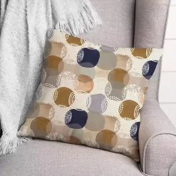 Hot Kirklands Home Abstract Circles Indoor/Outdoor Pillow Multi
