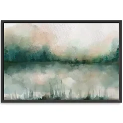 Discount Kirklands Home Abstract Foggy Marsh Framed Wall Art
