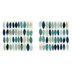 Outlet Kirklands Home Abstract Leaf Giclee Canvas Art Prints, Set of 2