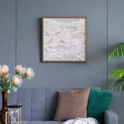 Hot Kirklands Home Abstract Rice Paper Framed Wall Plaque