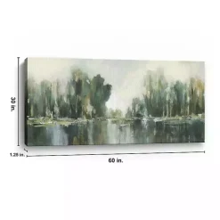 Outlet Kirklands Home Abstract Treeline Canvas Art Print, 60x30 in. Blue