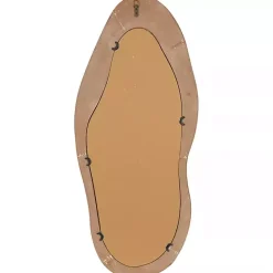 Online Kirklands Home Abstract Wavy Wood Wall Mirror