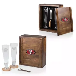 New Kirklands Home Acacia San Francisco 49ers Beer Glass Set