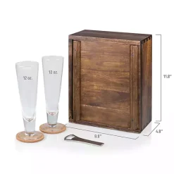 New Kirklands Home Acacia San Francisco 49ers Beer Glass Set
