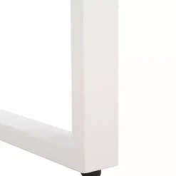 Online Kirklands Home Acacia Wood and Metal Monti Outdoor Bench White