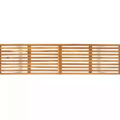 Online Kirklands Home Acacia Wood and Metal Monti Outdoor Bench White