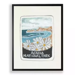 Outlet Kirklands Home Acadia National Park Framed Art Print