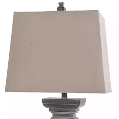 Online Kirklands Home Aged Black Candlestick Base Table Lamp, 33 in. Tan