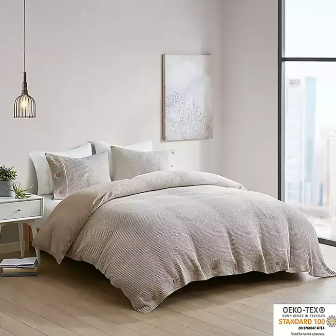 Online Kirklands Home Alaya 3-pc. California King Waffle Duvet Set Ivory