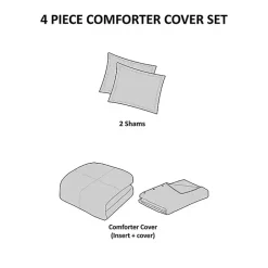 Online Kirklands Home Alaya 4-pc. Full/Queen Waffle Duvet Set Tan