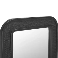 Clearance Kirklands Home Alessa Black Rectangular Wall Mirror