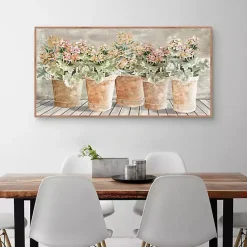 Outlet Kirklands Home All in a Row Framed Canvas Art Print