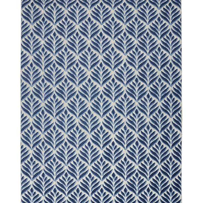 Hot Kirklands Home Aloha Botanical Indoor/Outdoor Rug, 7x10 Blue