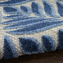 Hot Kirklands Home Aloha Botanical Indoor/Outdoor Rug, 7x10 Blue