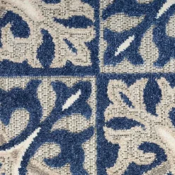 Online Kirklands Home Aloha Blue Geometric Indoor/Outdoor Area Rug, 5x7