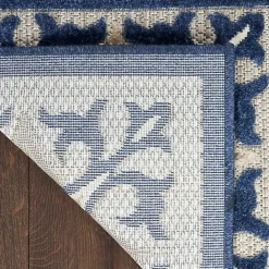 Online Kirklands Home Aloha Blue Geometric Indoor/Outdoor Area Rug, 5x7