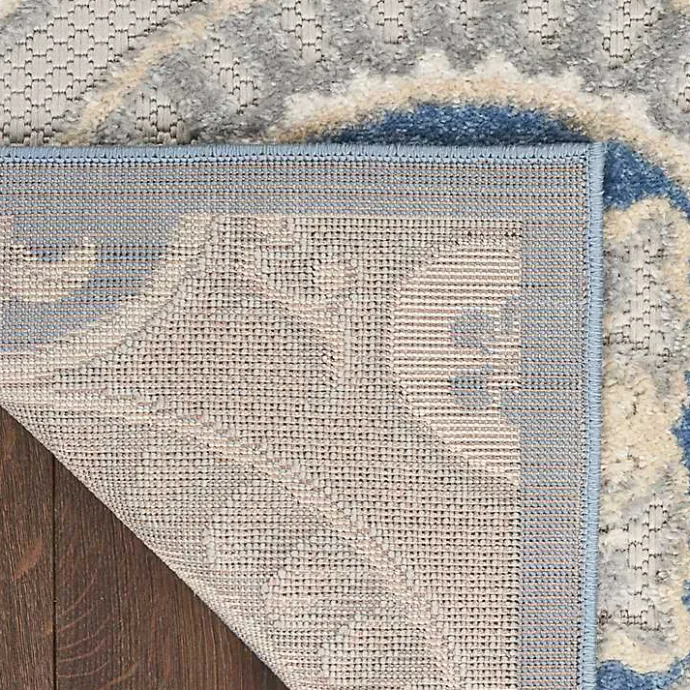Hot Kirklands Home Aloha Blue Medallion Indoor/Outdoor Area Rug, 5x7