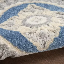 Hot Kirklands Home Aloha Blue Medallion Indoor/Outdoor Area Rug, 5x7