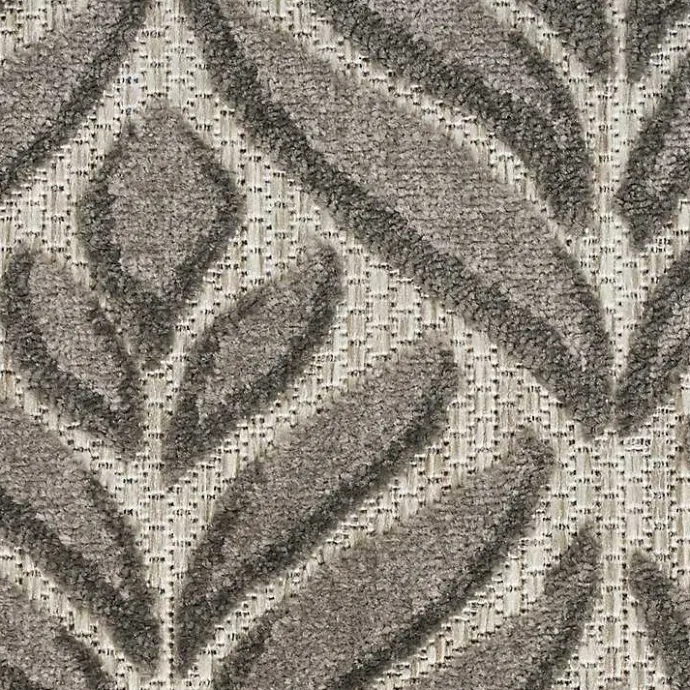 Hot Kirklands Home Aloha Botanical Indoor/Outdoor Rug, 6x9 Gray