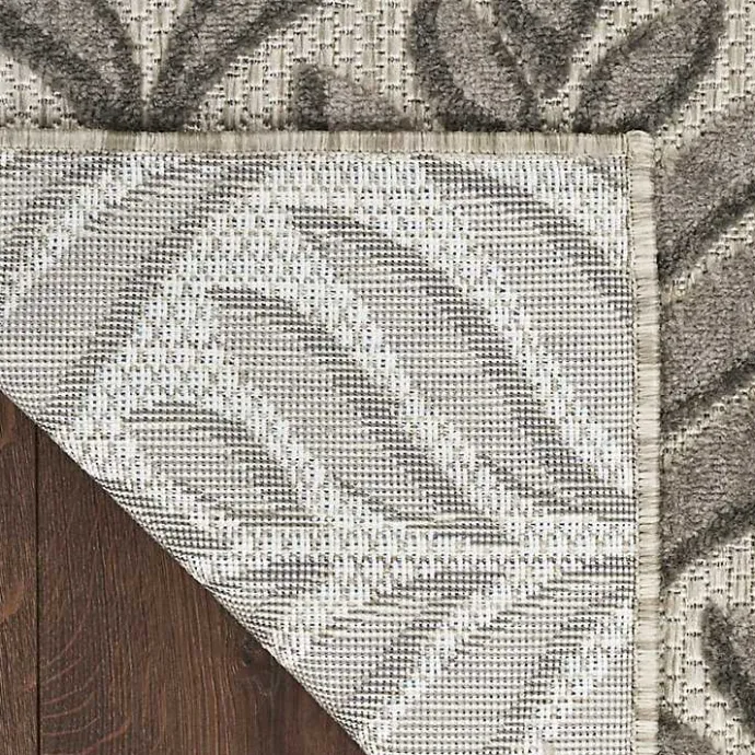Hot Kirklands Home Aloha Botanical Indoor/Outdoor Rug, 6x9 Gray
