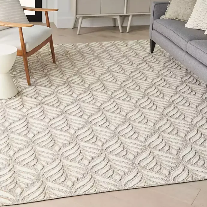 Online Kirklands Home Aloha Ivory Botanical Indoor/Outdoor Area Rug, 6x9