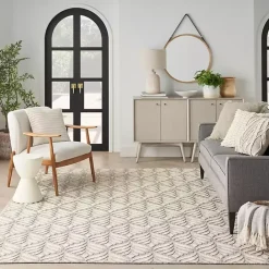 Online Kirklands Home Aloha Ivory Botanical Indoor/Outdoor Area Rug, 6x9