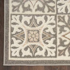 Online Kirklands Home Aloha Ivory Geometric Indoor/Outdoor Area Rug, 3x5