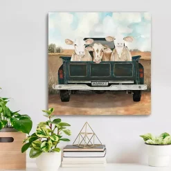 New Kirklands Home Along for the Ride Canvas Art Print, 20x20 in. Multi
