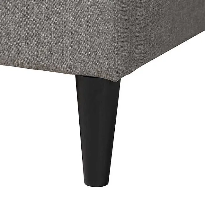 Outlet Kirklands Home Amala Button Tufted Queen Bed Frame Gray