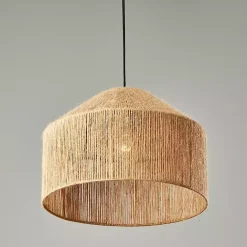 New Kirklands Home Amalfi Natural Rope Pendant Light