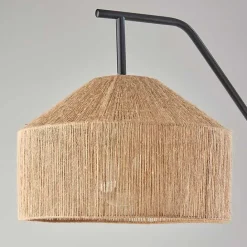 New Kirklands Home Amalfi Natural Rope Shade Floor Lamp Brown