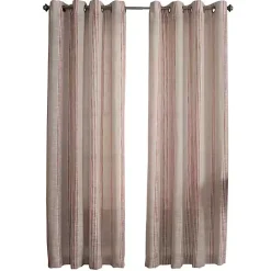 Hot Kirklands Home Amber Stripe Single Curtain Panel, 84 in.