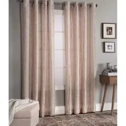 Hot Kirklands Home Amber Stripe Single Curtain Panel, 84 in.