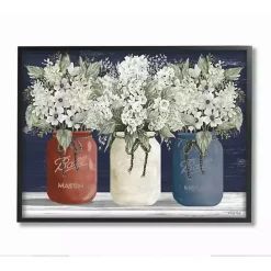 Sale Kirklands Home Americana Floral Bouquets Framed Art Print Black