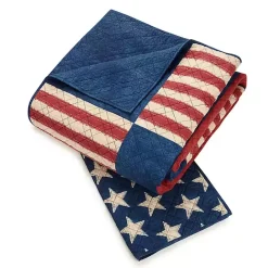 Sale Kirklands Home Americana Patch 3-pc. Full/Queen Quilt Set