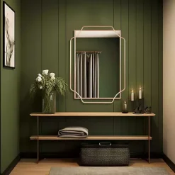 Kirklands Home Amir Bronze Metal Wall Mirror