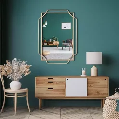 Kirklands Home Amir Bronze Metal Wall Mirror