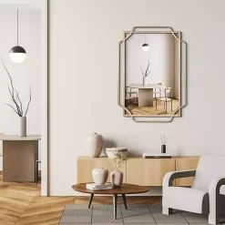 Kirklands Home Amir Bronze Metal Wall Mirror