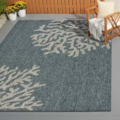 Discount Kirklands Home Andros Reef Captiva Outdoor Area Rug, 7x9