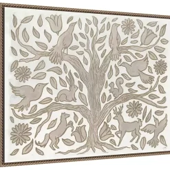 Hot Kirklands Home Animal Tree Canvas Art Print, 30x23 in.