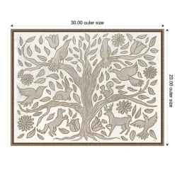 Hot Kirklands Home Animal Tree Canvas Art Print, 30x23 in.