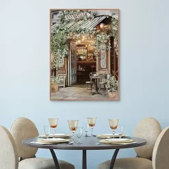 Discount Kirklands Home Annabella Parisian Bistro Framed Canvas Art Print