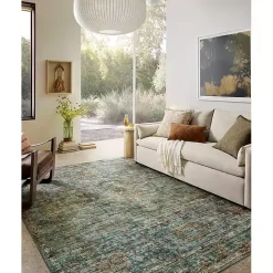 Hot Kirklands Home Anniston Vintage Blue Area Rug, 8x10