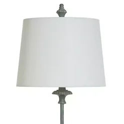 Best Kirklands Home Antique Cast Buffet Lamp Blue