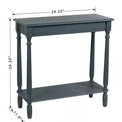 Clearance Kirklands Home Antique Wood Rachel Console Table Blue