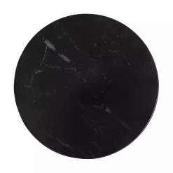 Online Kirklands Home Antique Brass and Marble Adjustable Table Black